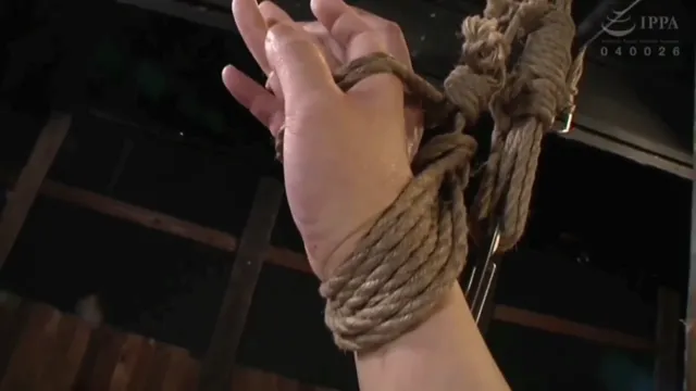 女被吊樁綑綁臀部露出任由拍打拳交抽插到淫水噴出肛門出血