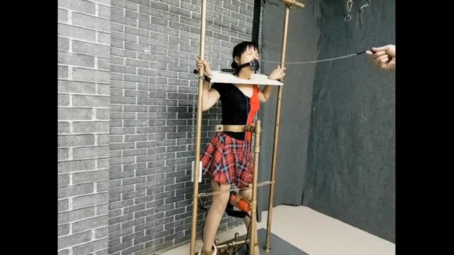 这刑架拘束好棒呀，炮机的极致快感