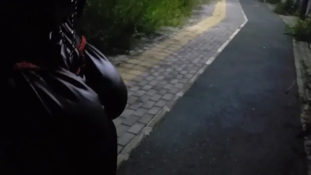 穿上贞操带，戴上充气式肛塞和阴塞，然后在固定好震动跳蛋，就可以外出露出啦
