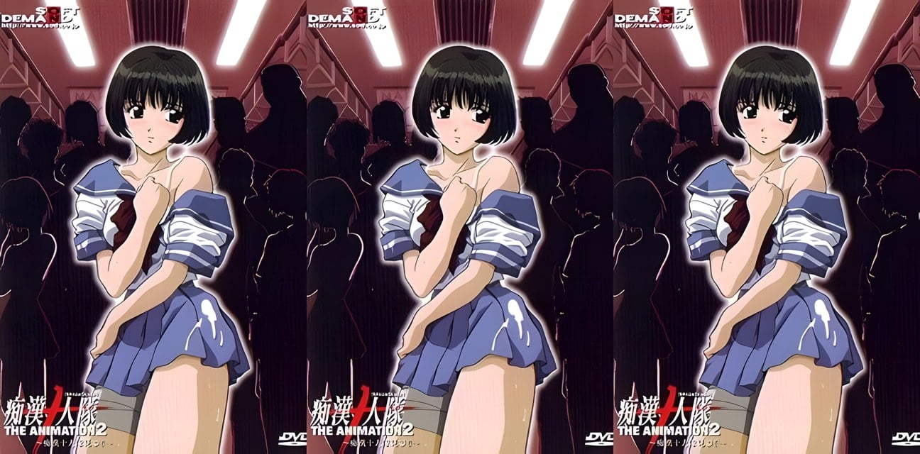 痴汉十人队2，JK马尾巨乳被迫在公众场合