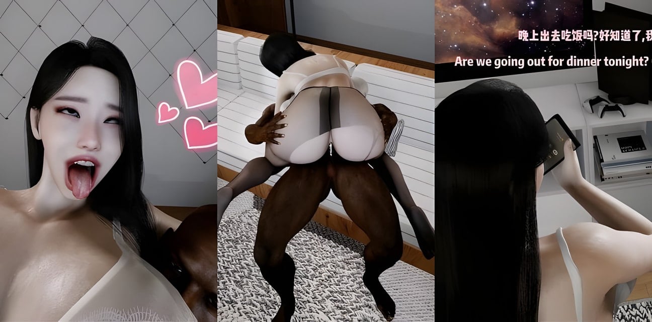 寂寞巨乳人妻自慰时遭黑人乘虚侵犯中出 媚黑妻2