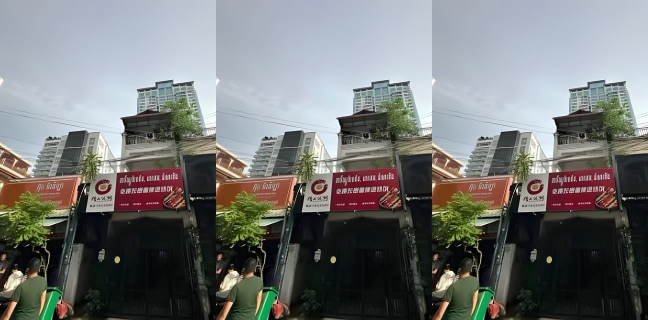 柬埔寨金边血腥互砍大瓜！印尼猛男街头拔刀互捅 鲜血狂喷一人坠楼命危