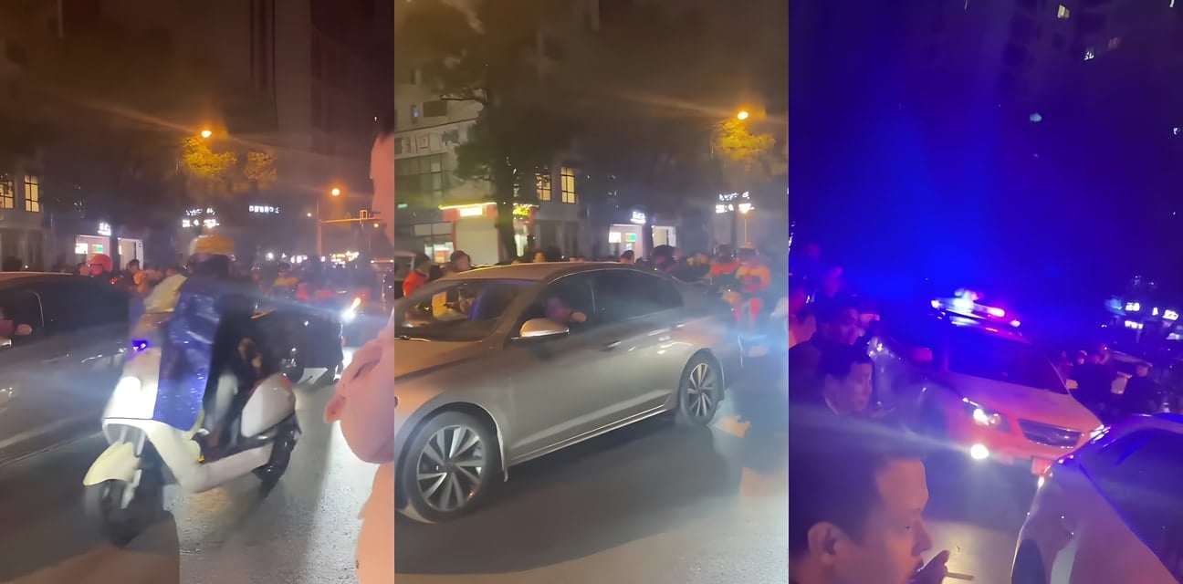 长沙外卖骑手集体无视警车亮灯！大批驰援背后藏何秘密？