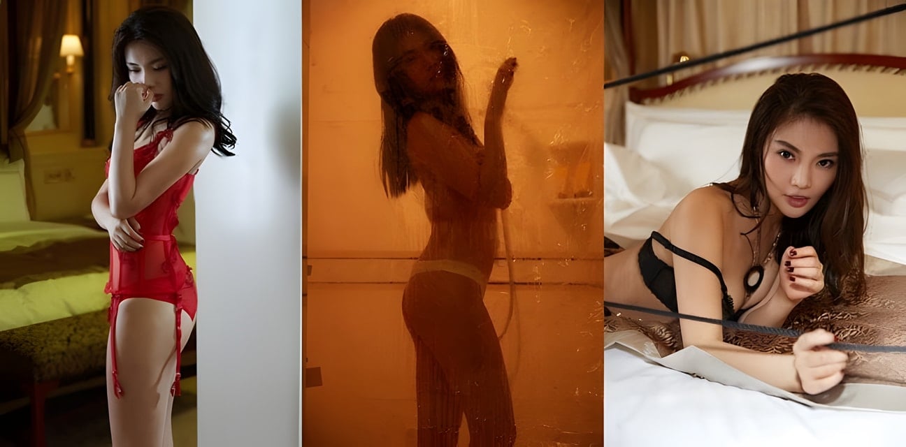 神秘美女酒店紅色情趣裝大尺度曝光！全網直呼太勁爆