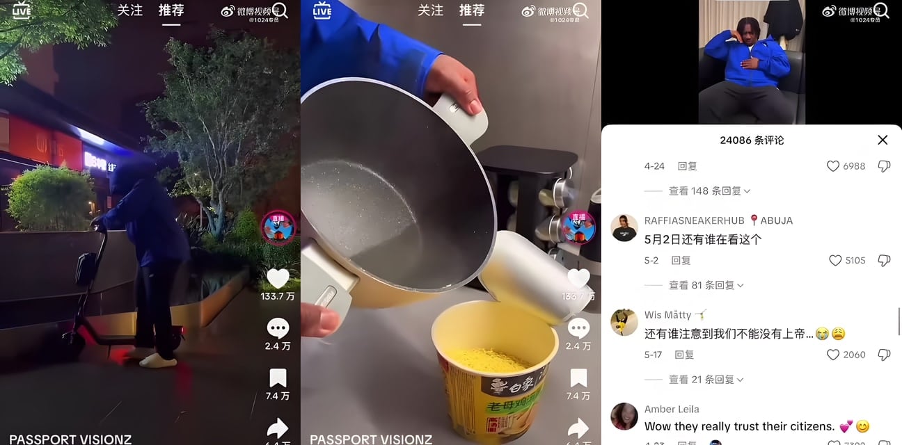 老外中国街头买夜宵视频爆火！百万点赞羡慕中国夜生活