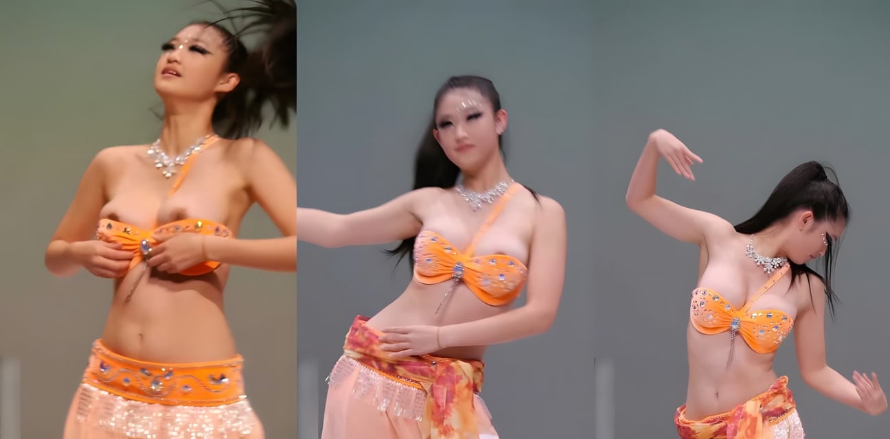 舞蹈学院巨乳姐跳舞漏奶大瓜！包臀练功服真空上阵乳浪狂甩全场喷鼻血