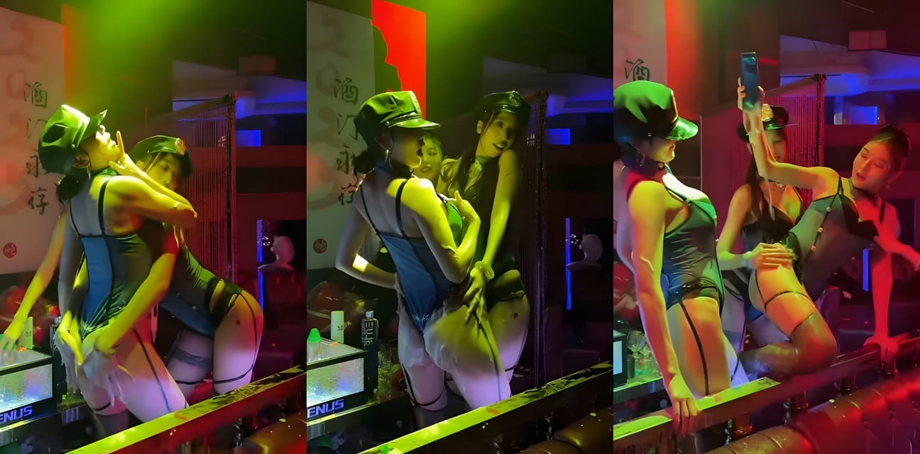 狗推酒吧狂爆金币！极品性感美女香槟湿身热舞尺度炸裂私处若隐若现