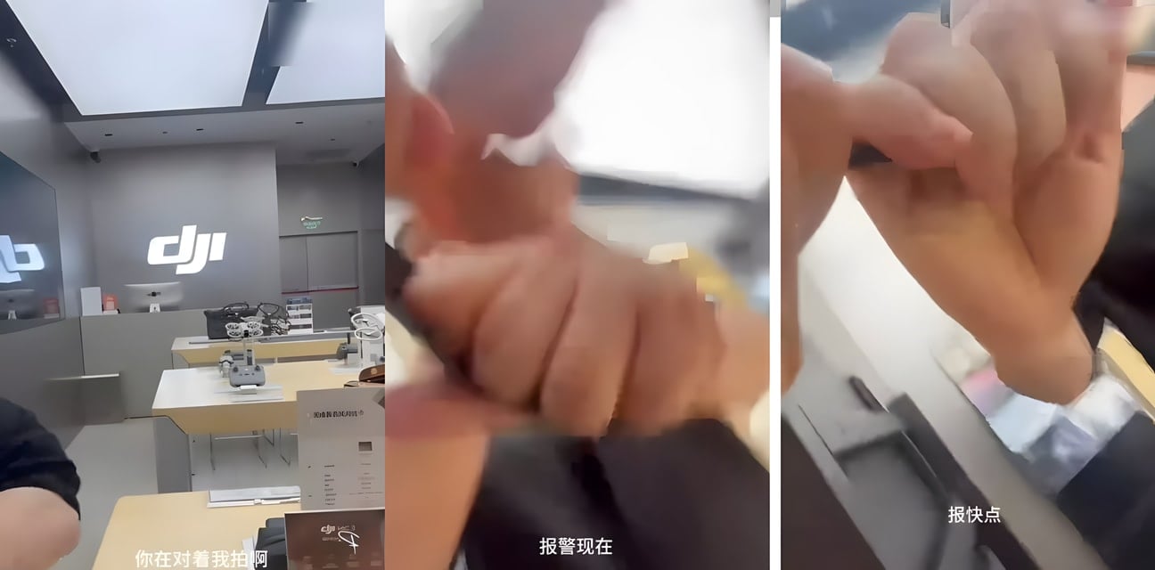 清纯少女买大疆设备拍不好视频 大闹店里撒野训斥帅哥店员 被甜美小妹偷拍全过程曝光！