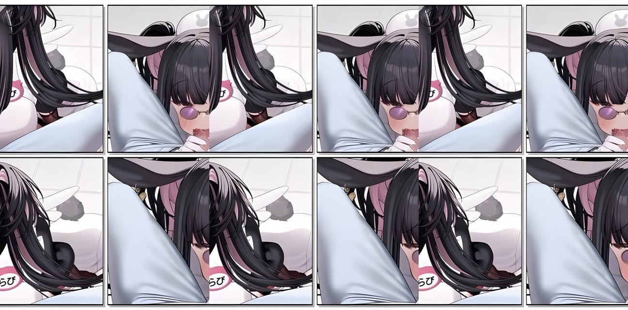 灰葉Live2D动漫：制服口交诱惑