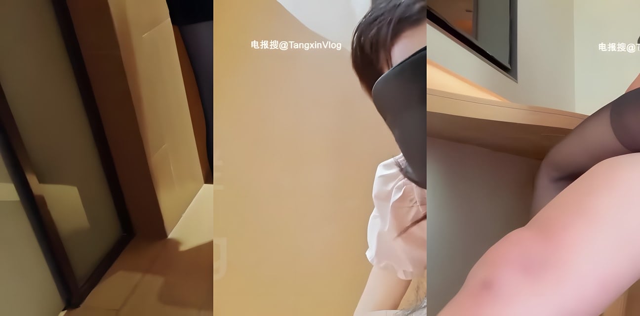 糖心VLOG波点丝袜诱惑！极品美女黑丝狂撩路人 野外激战内射高潮