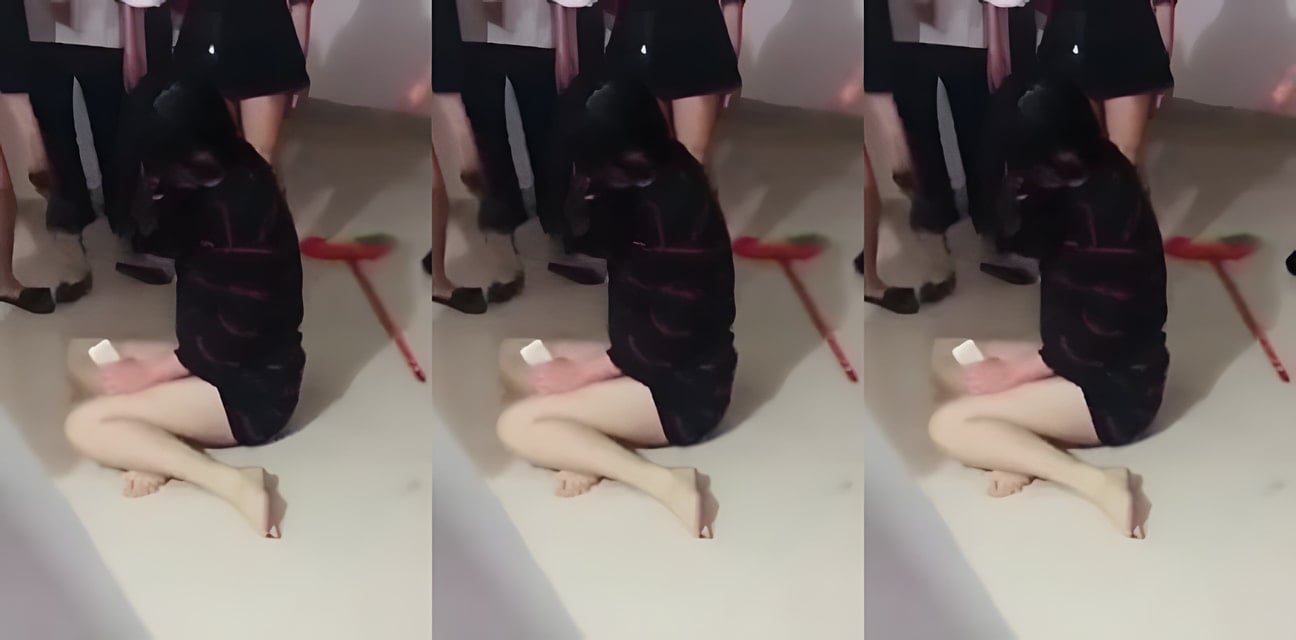 大一新生勾引帅哥被抓包！原配带十几个闺蜜围堵凌辱哭惨全网炸