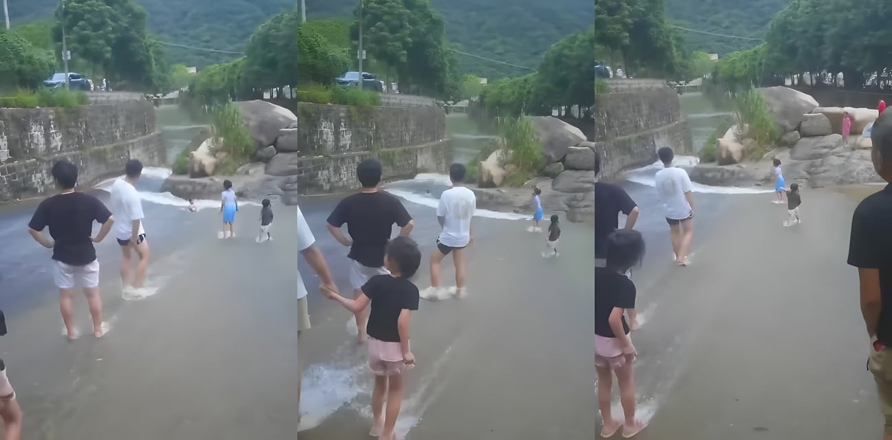 瀑布玩水大瓜！清純少女被激流沖走 濕身誘惑引發野外激情狂歡