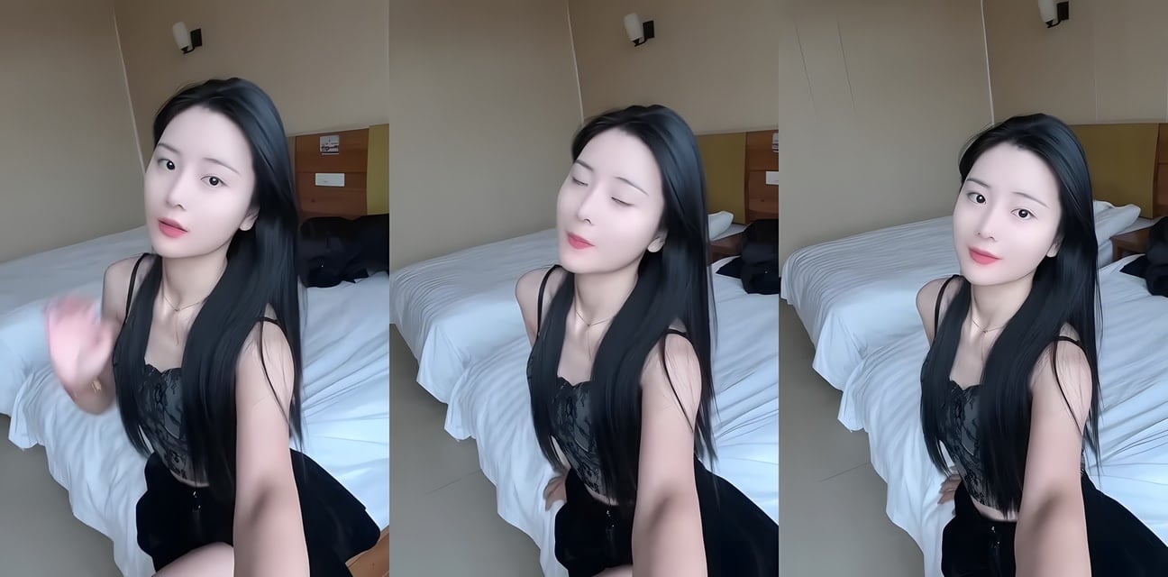 清纯少女酒店开房被偷拍！嫩模黑丝诱惑猛男狂干内射高潮失禁