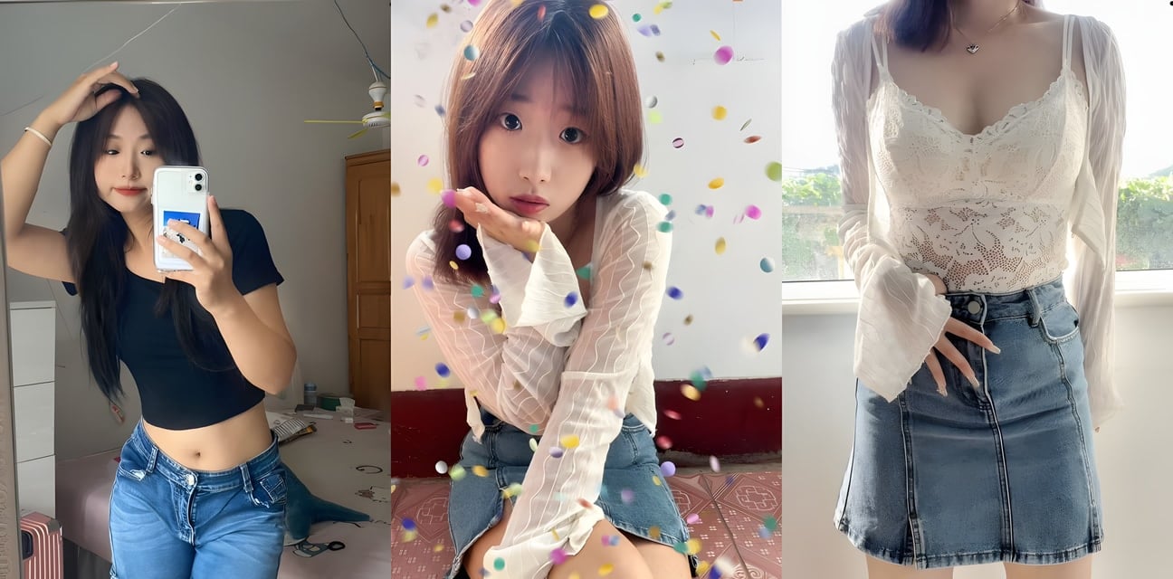 外表清纯学生妹背地超反差！玩3P狂欢高潮迭起太会玩