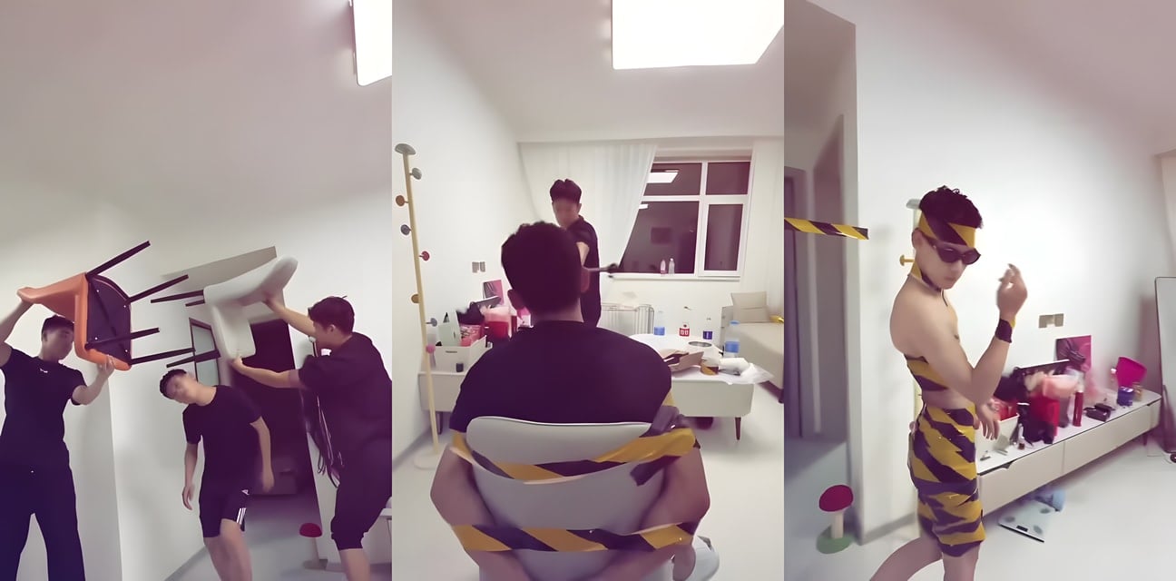 币圈波段选手抽象吃瓜🤣理想中灵活猛男实际第一下就倒！