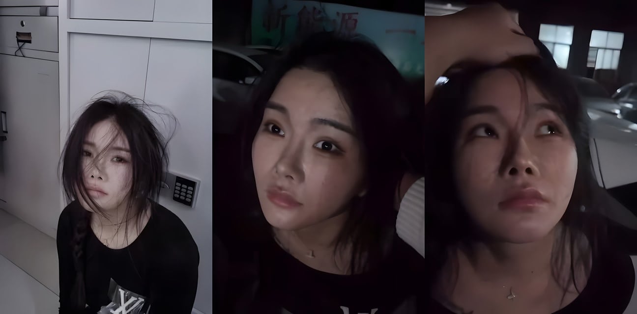 越南劫囚嫩模变网红！国内清纯少女模仿深情眼神 被捕咬唇瞬间太撩人