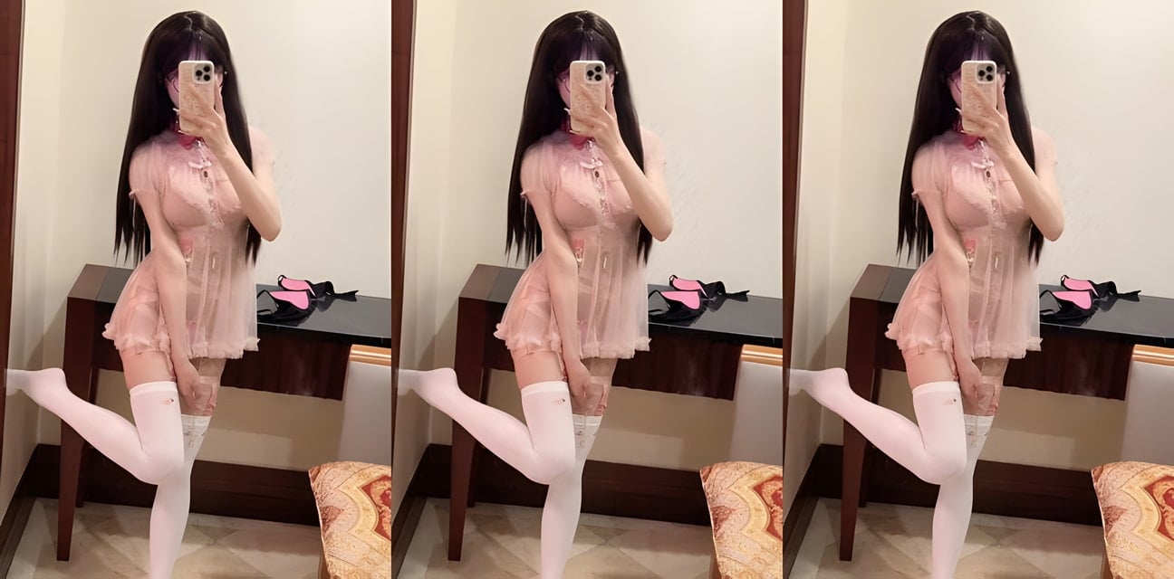 超反差眼镜妹学生自拍曝光！白丝JK女仆装道具玩火全记录