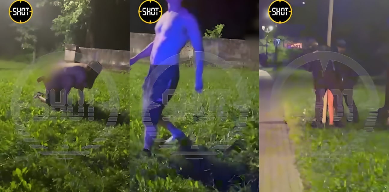 圣彼得堡公园惊爆！甜美小妹饥渴纠缠猛男求欢 激烈抵抗后闹上警局