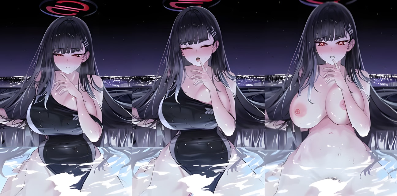 蔚蓝档案调月莉香2D动漫口交诱惑