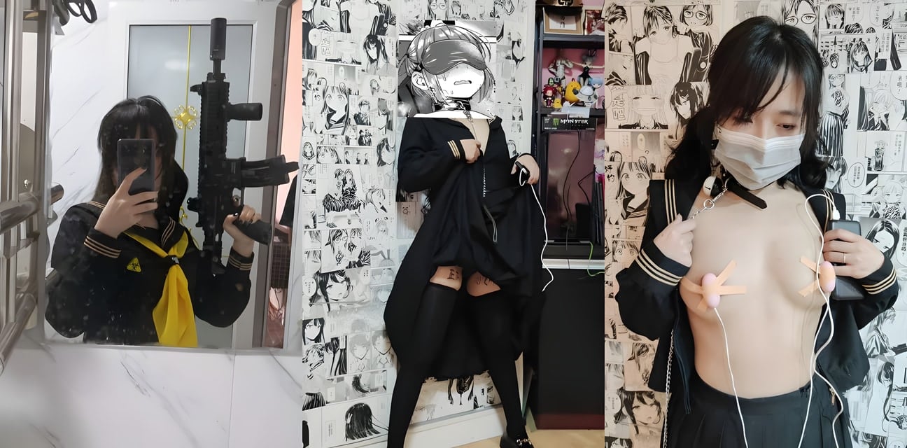 抖音爆火美少女私密电影大泄露！極品嫩模黑丝诱惑路人野战 激情内射高潮失禁