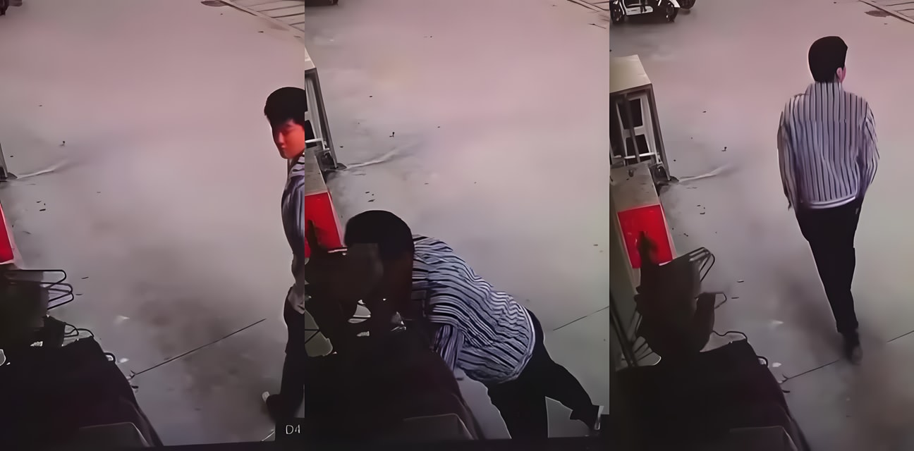 光天化日变态男偷闻清纯少女内裤！神态销魂网友投稿劲爆抓包