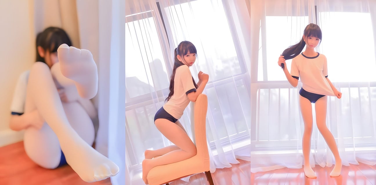 极品学生妹白丝美腿私拍爆火！翘臀嫩足勾引眼神撩人，沙发诱惑内裤全露