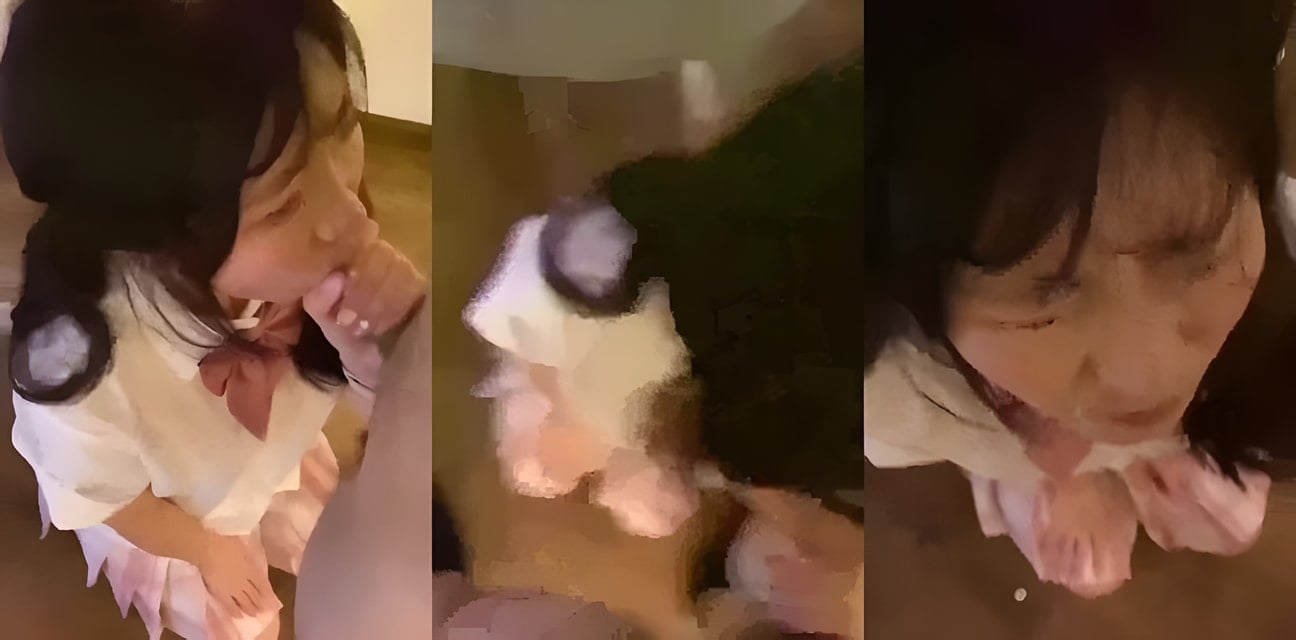 JK萝莉跪地惊人画面曝光！尺度大胆全网炸锅