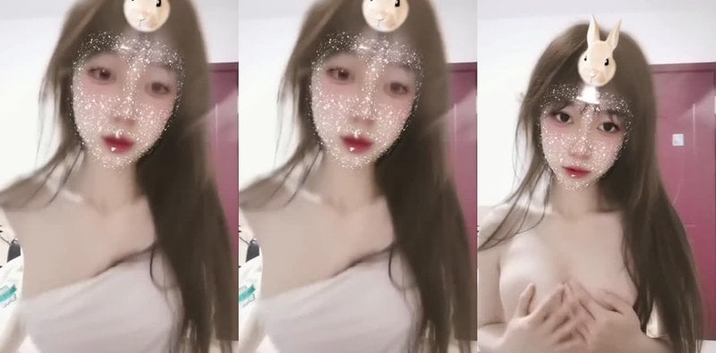 清纯美女外表下藏骚浪内心！被猛抓头发操到翻白眼内射实录