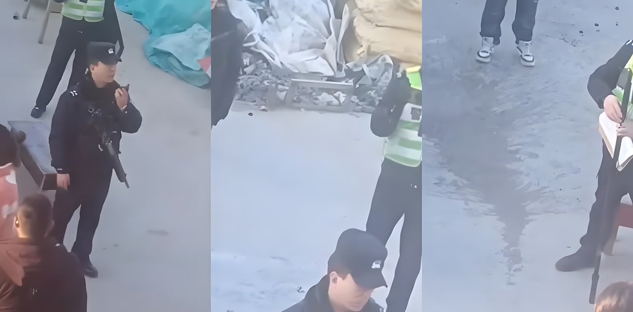 新疆伊犁讨薪大乱斗！持枪警察维稳三兄弟狂飙子弹 刁民哭喊求饶全网爆火
