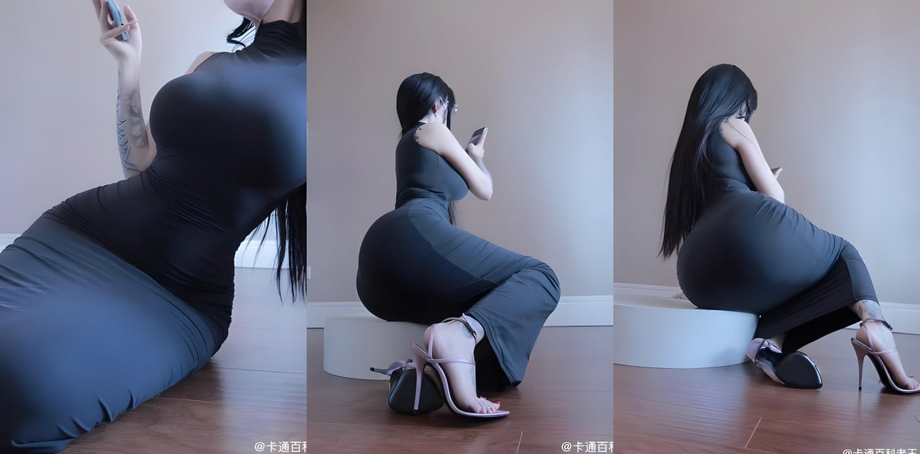 极品细腰丰满尤物！翘臀巨乳摇曳生姿 曲线炸裂诱人犯罪