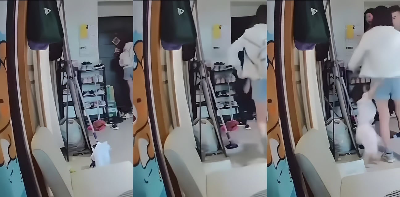 台湾二婚惨案！夫妻互甩女儿，老公狠摔老婆闺女，老婆反击要砸老公女儿