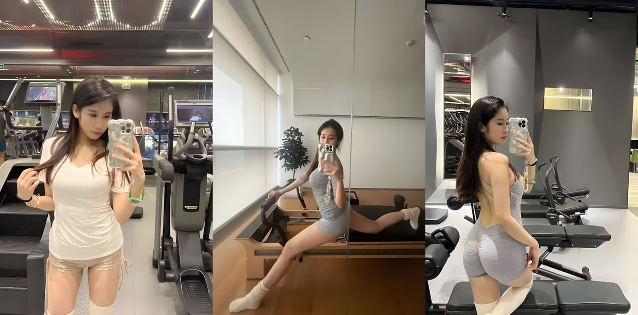 健身女神反差母狗！给金主足交颜射狂喷 极品身材跪舔求肏