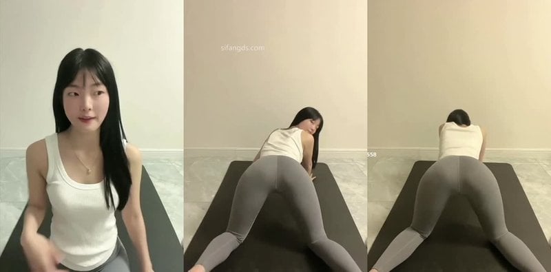 鞋拔子35万粉极品学生妹！紧身瑜伽裤翘臀狂扭大尺度福利
