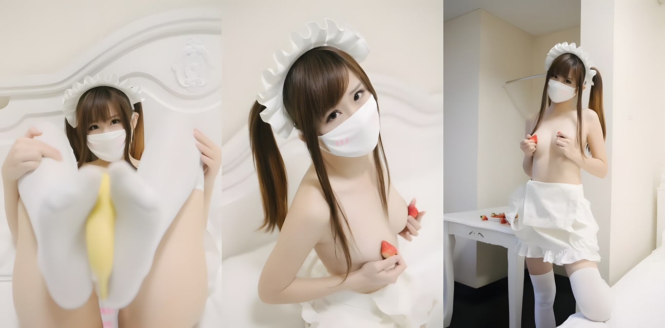 抖音白丝辣妹口罩下狂野诱惑！私拍流出 脱衣猛烈自慰 高潮喷水失控