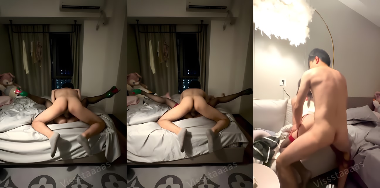 实拍情侣卧室激战！无套后入狠操甜美小妹高潮连连