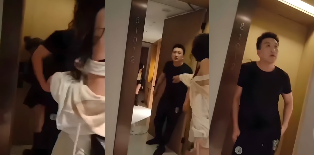 抖音网红妖怪ZZzAI酒店狂干粉丝嫩模被女友堵门抓奸动手打人绿帽丑闻炸裂全网！