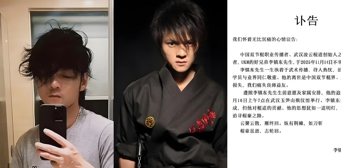 双节棍大师东邪李镇东突发心梗猝死！年仅39岁永别江湖，学员哭成一片现场心碎