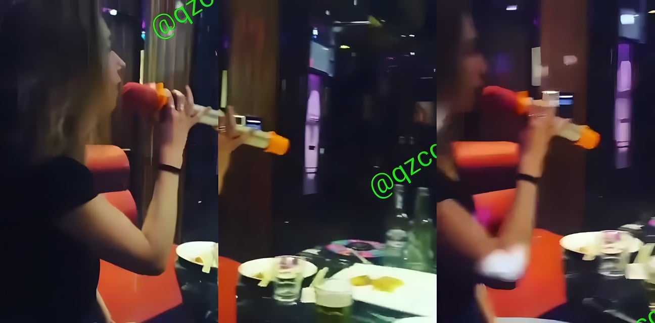 俄罗斯KTV洋妞大瓜！免签狂欢支离破碎美女被猛男支援二百内射高潮
