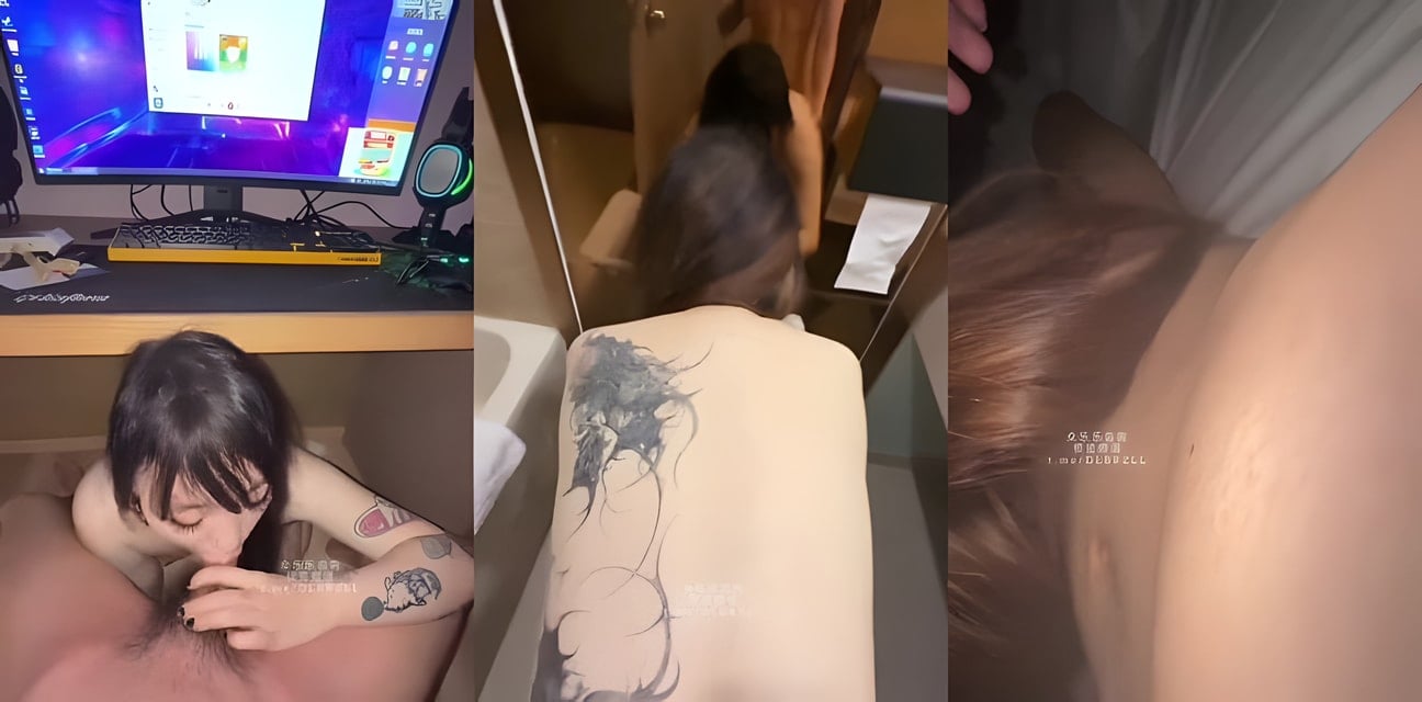 091众乐乐精选系列劲爆完整版曝光！纹身耳钉妹电脑前口深喉后入4:56