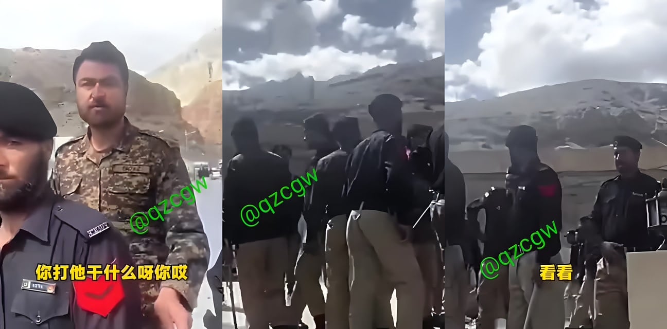 巴铁黑料爆！中国哥偷拍当地清纯少女被执法猛男狂扇巴掌 国旗护体怒喊支持白给？