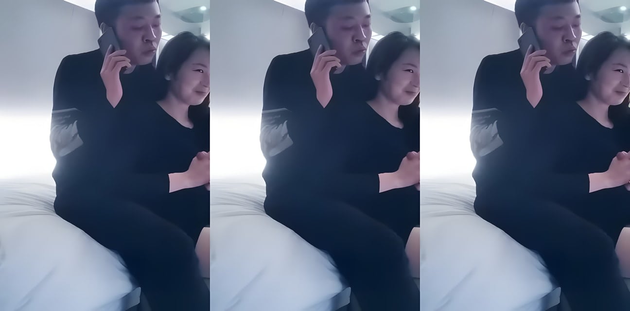 杏吧-黑衣长腿美女深夜酒店神秘男激情进出！劲爆画面全曝光