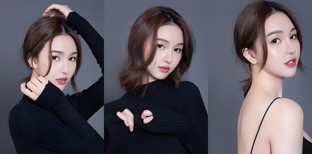 抖音爆火清纯少女黑毛衣诱惑！绝美侧颜勾魂无数宅男