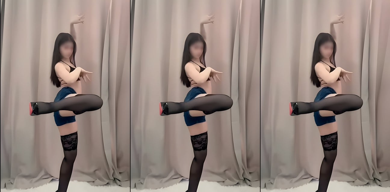 舞蹈系极品学生妹小乔以安反差裸舞漏奶抖奶！抖音风福利太劲爆