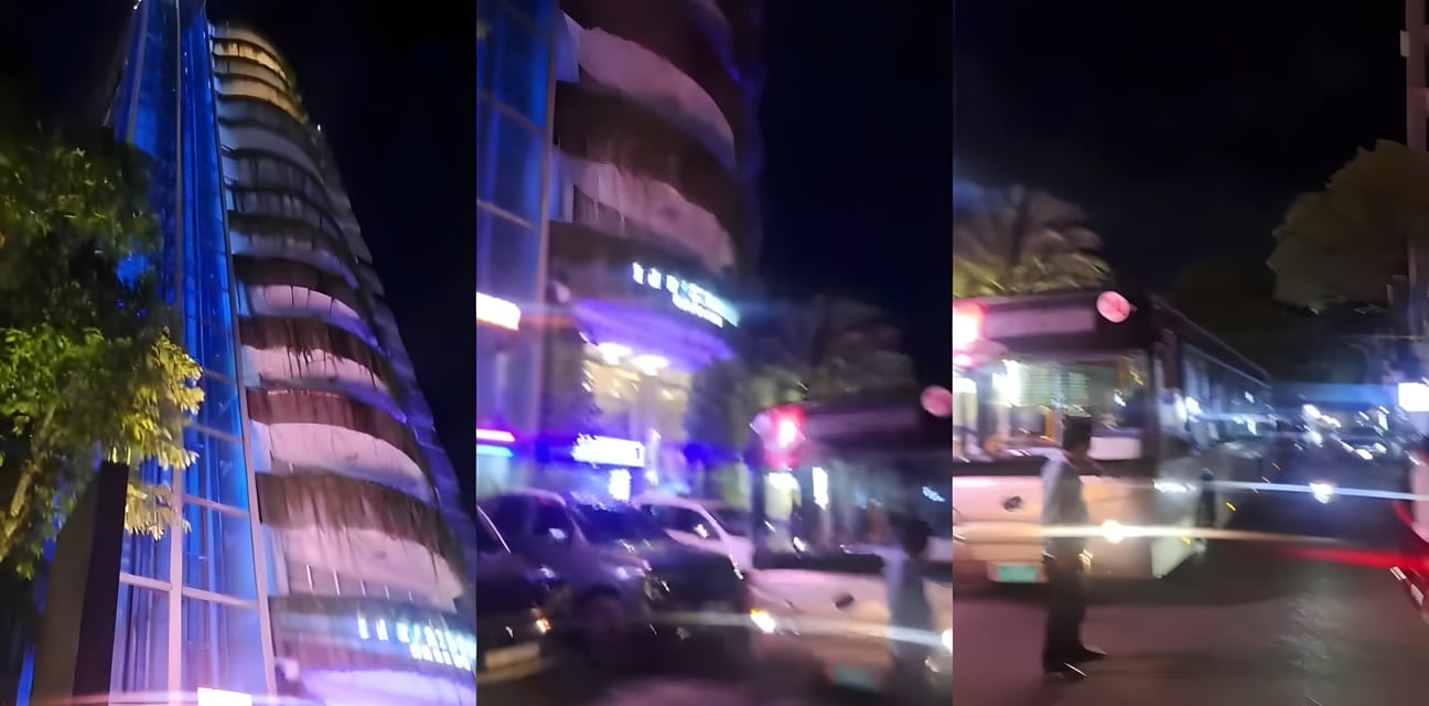 金边澜海突袭大瓜！警方一车拉走嫩模学生妹 现场直播淫乱群趴曝光