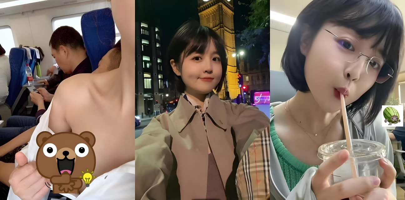 抖音50万粉短发甜美小妹高铁露出黑料炸裂！真铁蛋私下卖片骚浪撩金主