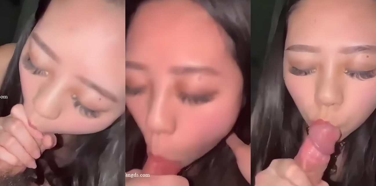 高颜值反差女神流出做爱口交私密视频！甜美小妹跪舔巨根吞精