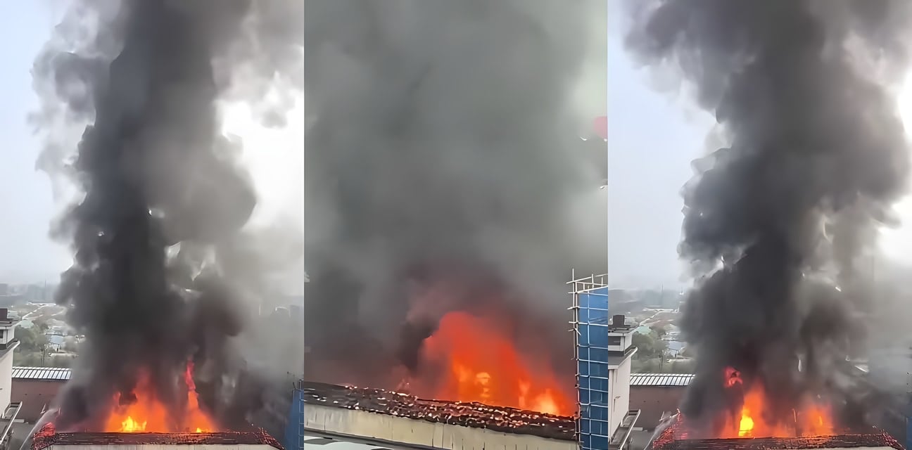 成都八里庄地铁口商铺狂飙大火！浓烟吞街消防猛男紧急扑救劲爆现场