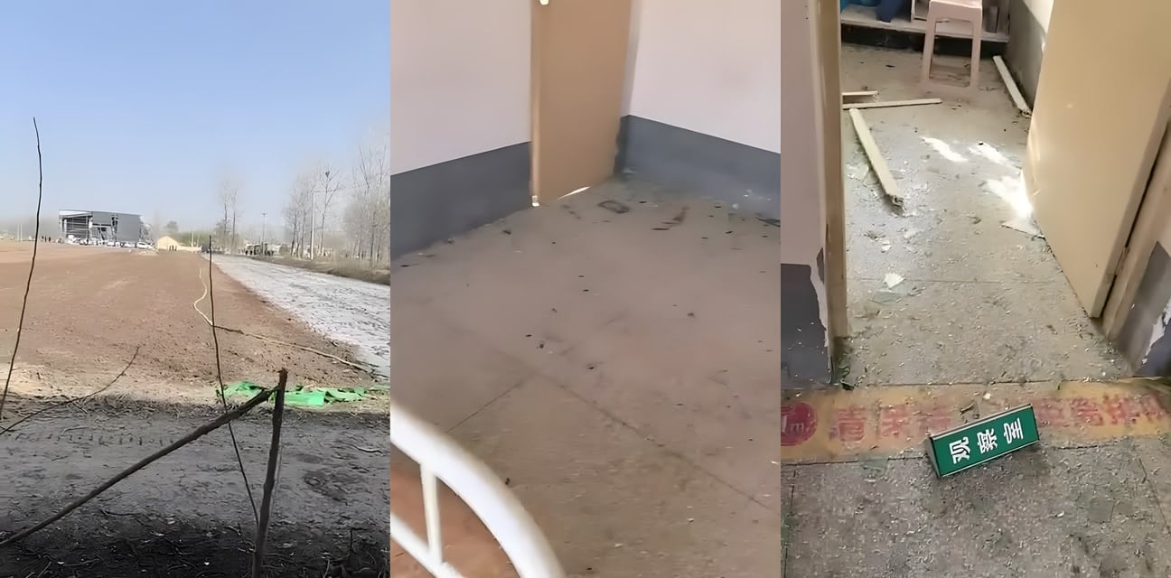 亳州爆炸現場封路！推土機連夜清理蹤跡，當局動作神速引猜測