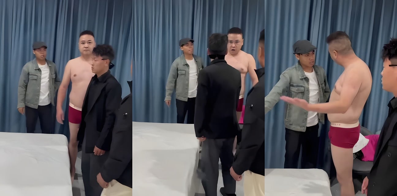 抓奸现场大反转！极品学生妹开房狂欢被老公当场抓包 裸体慌乱狼狈内射痕迹曝光