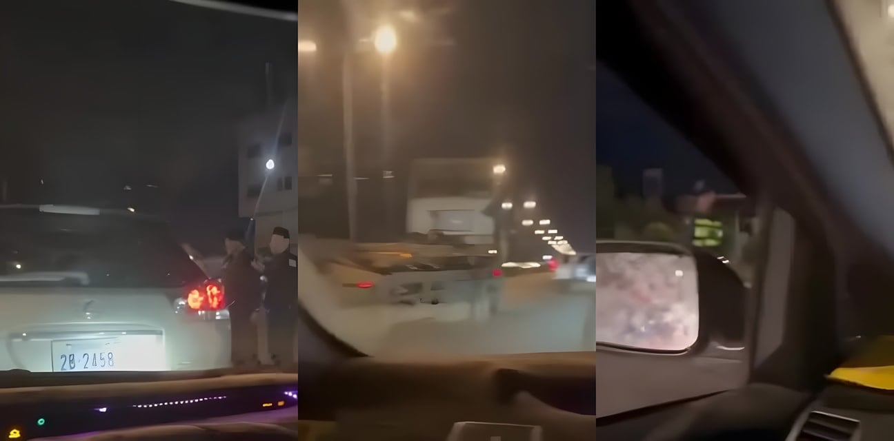 金边西港宪兵严查大瓜！车上违禁品全曝光 妹子被当场扒光搜身狂飙刺激